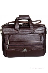 Easies 17 inch Laptop Messenger Bag(Brown)